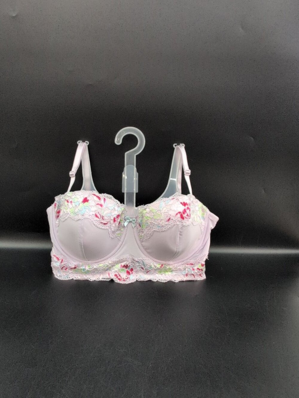 Adore Me Mavis Lightly Lined Longline Contour Balconette Bra 36C Print